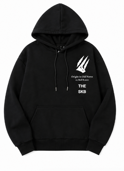 Sudadera Relaxed negra con capucha