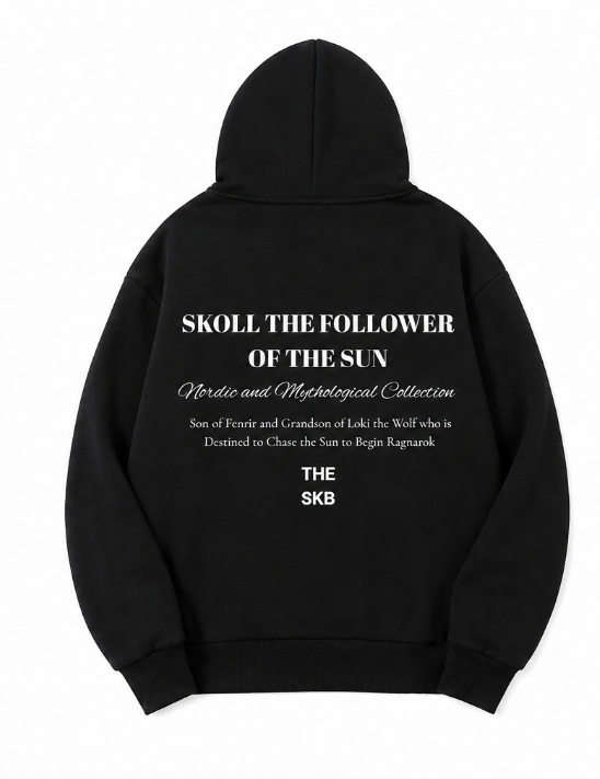 Sudadera Relaxed negra con capucha