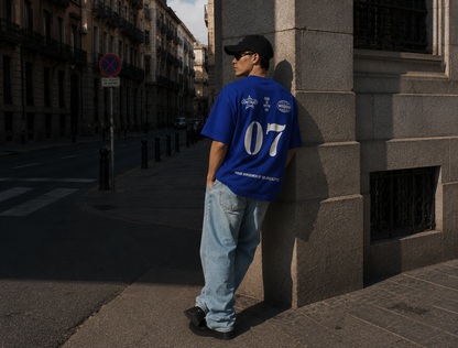 Camiseta Relaxed Azul Marino